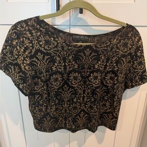 Forever 21 Royal Crop Top